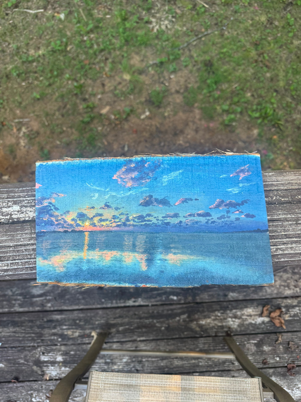 Hand-Painted Live Edge Landscapes