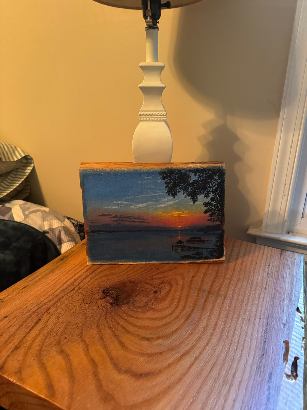Hand-Painted Live Edge Landscapes